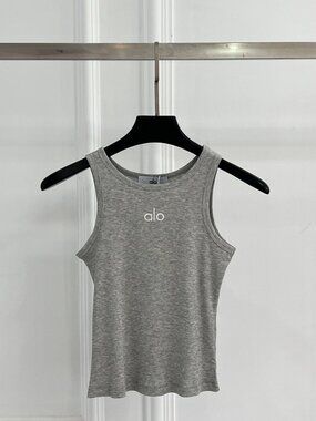 ALO Women's Tank Top — Gray, Size M